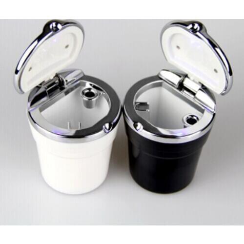 Car-Styling Car Cigarette ashtray with LED lamp For Nissan Teana X-Trail Qashqai Livina Sylphy Tiida Sunny March Murano