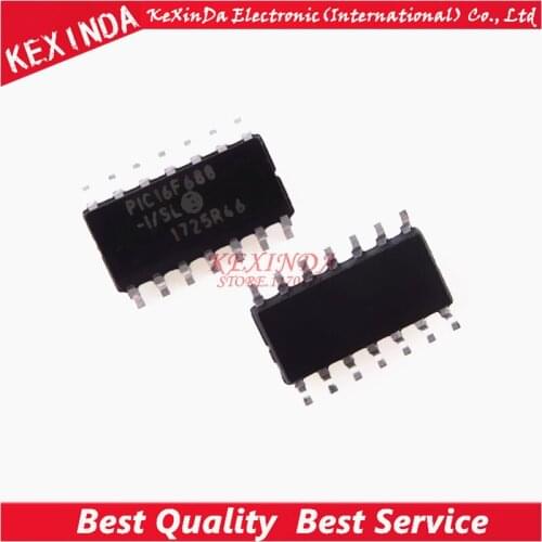 PIC16F688-I/SL PIC16F688 -I/SL SOP-14 IC 10pcs/lot FreeShipping