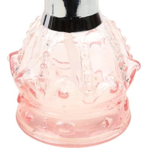 Empty Glass Perfume Fragrance Bottle Vintage Style Elegant Atomizer Pink