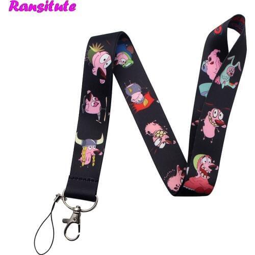R196 Cute Animal Dog Lanyard Multifunction Mobile Phone Key Strap Rope Lanyard Neckband