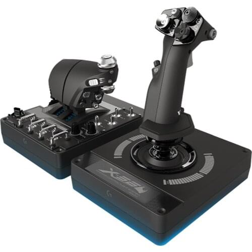 Saitek Microsoft Simulation Flight 2020 Fighter Rocker Computer Game Joystick Simulator Throttle Rocker X56