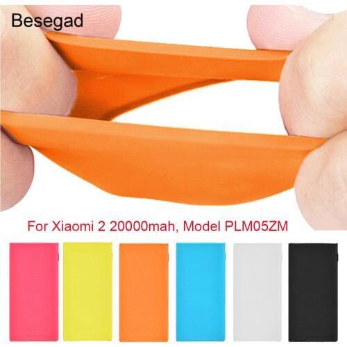Silicone Protective Case Cover Skin Shell Sleeve For Xiaomi Xiao Mi Xiomi 2 20000mAh Power Bank Powerbank 20000 mAh Case