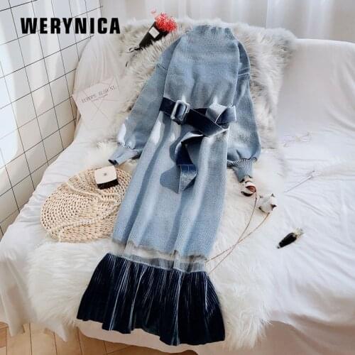 Fashionable Knitted Dresses WERYNICA China