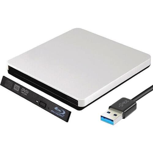 12.7mm USB 3.0 External Blu-ray Case For Laptop Desktop PC Optical Disk Drive SATA Enclosure