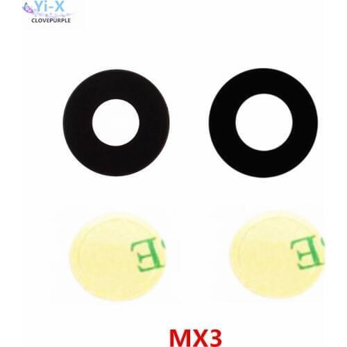 2pcs/lot Rear Camera Glass Lens for Meizu MX3 MX 3 with adhesive Sticker
