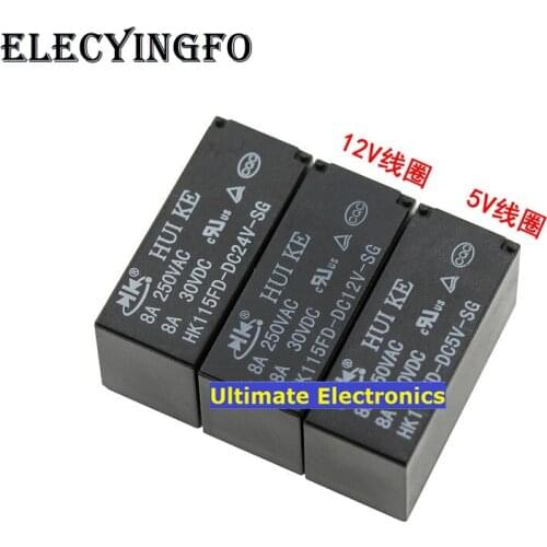 5PCS HK115FD-DC5V-SG HK115FD-DC12V-SG HK115FD-DC24V-SG relay