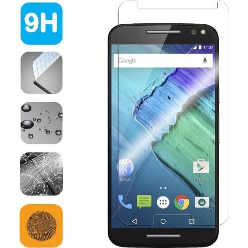 9H Tempered Glass LCD Screen Protector Shield Film for Motorola Moto X Pure Edition / X Style