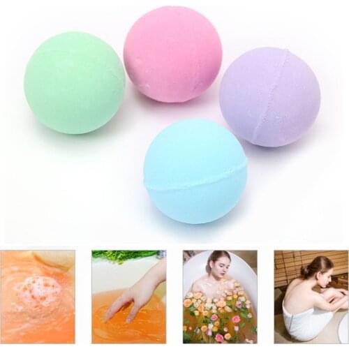 4PCS Bath Bomb Bath Salt Bath Ball Skin Brightening Rejuvenation Home Hotel Bathroom SPA Body Cleaner Bubble Fizzer Bath Bomb