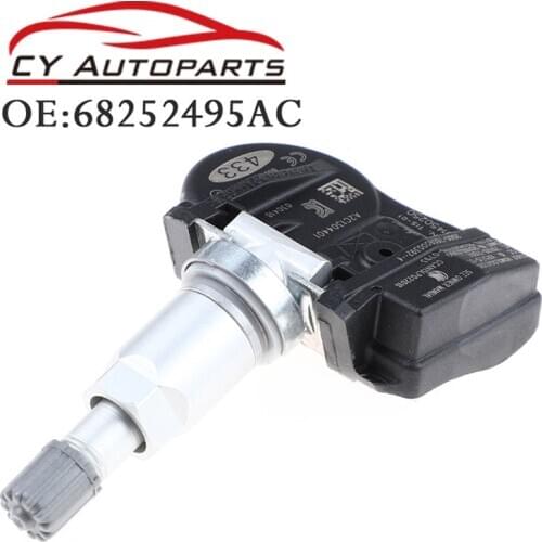 New Tire Pressure Sensor TPMS Sensor For Jeep Srt Grand Cherokee And Trackhawk 2016-2018 68252495AC 433MHZ