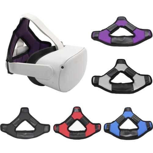 Head Strap for Oculus Quest 2 Headset Non-slip VR Helmet Pressure-relieving Headband Cushion Foam Pad for Oculus Quest Accessory