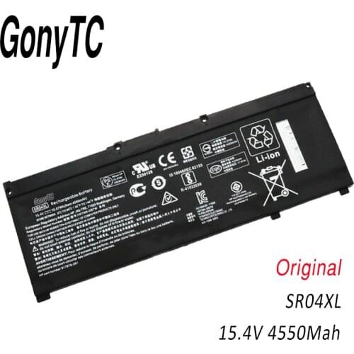 GONYTC SR04XL Laptop battery for HP OMEN 15-CE 15-cb 15-cb014ur TPN-Q193 TPN-Q194 TPN-C133 TPN-C134 HSTNN-DB7W 917724-855