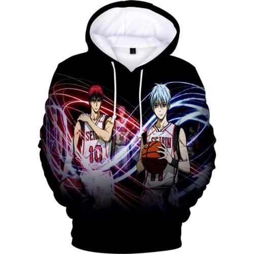 Hoodie Print Kurokos Basketball 3D Hoodie Casual Men Women Fashion Sweatshirts Hoodies Pullover Oversize Harajuku Kpop Tops
