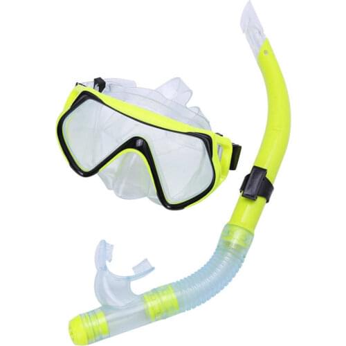 Professional Scuba Diving Mask Snorkel Anti-Fog Goggles Glasses Set Adult Half Dry Breathing Tube Swimming Goggles Pool Tool