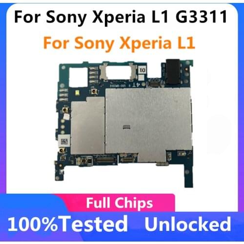 Motherboard For Sony Xperia L1 G3311 With Android System Logic Board For Sony Xperia L1 G3311 With Full Chips Mainboard