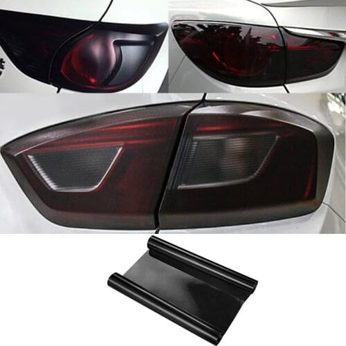 Matt Black Car Headlight Taillight Fog Light Vinyl Smoke Film Sticker For VW Volkswagen Passat B6 B7 B8 B5.5 Head Lamp Decals