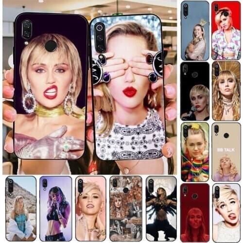 Miley Cyrus Phone Case For Redmi note 8Pro 8T 9 Redmi note 6pro 7 7A 6 6A 8 5plus note 9 pro case