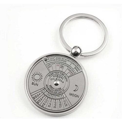 Fashion new metal key ring alloy lock ring silver color key ring key ring gift