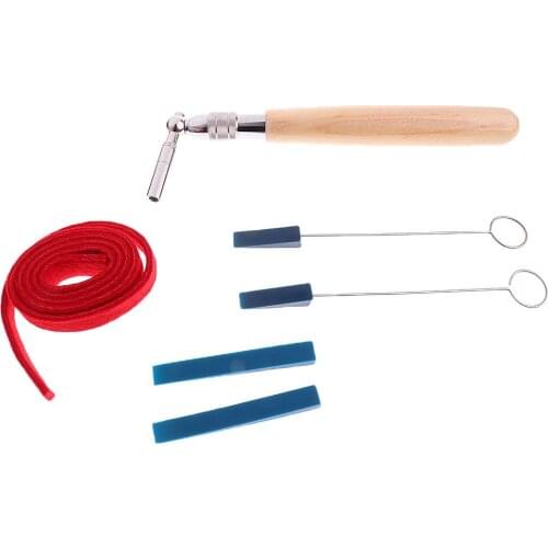 MagiDeal Professional Piano Tuning Kit Tuning Lever Hammer Mute Kit 6PCS
