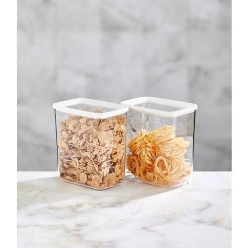 Vip John Rectangle 2'li Storage Container 2x2200 ml