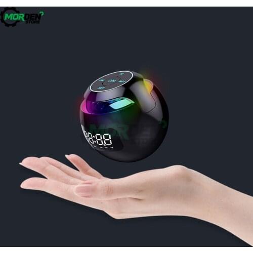 LED Display Alarm Clock Mini Bluetooth Speaker Wireless Bluetooth Sound Box Hifi TF Card MP3 Music Play Dropship