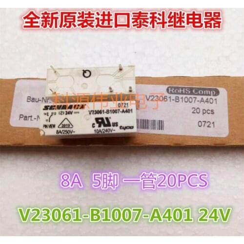 V23061-B1007-A401 24VDC 8A 5PIN Relay