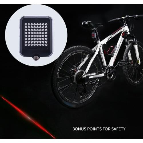 Bike Light Bicycle Rear Light Intelligent Steering Brake Rear Light Waterproof For Mountains Seatpost Durable Bike Accessories