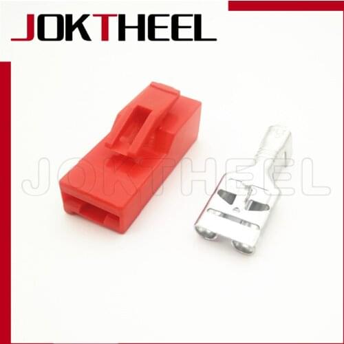 1/5/10/20/30kit 9.5mm red plastic unsealed female housing 1 pin way connector Plug socket fuse box wire connector DJ7015A-9.5-21