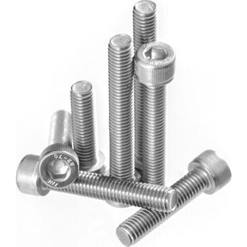 1 Piece 304 Stainless Steel DIN912 M24 Metric Socket Head Cap Screws Stell Machine Screw