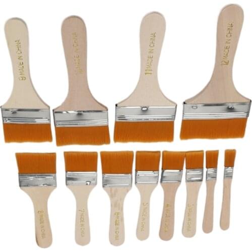 1pcs NO.6-10 Yellow nylon Soft Hair Small Cleaning Brush Laptop Keyboard Brushes Clean Screen Crevice Dust paint brush
