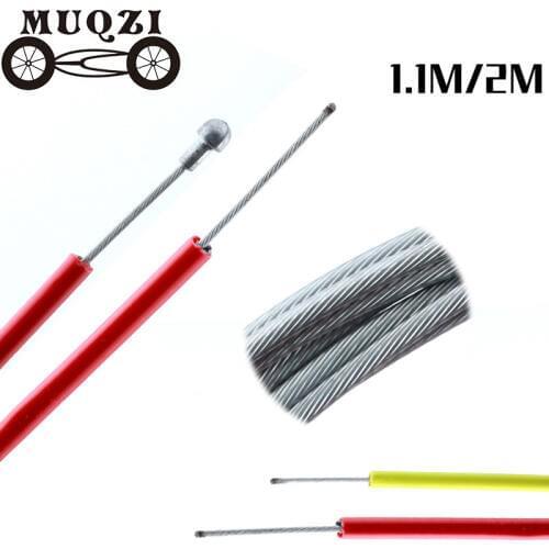 1 PCS Road Bike MTB Bike Gear Bicycle Brake Line Shift Shifter Gear Brake Cable Core Wire 1.1M/2M Brake Line
