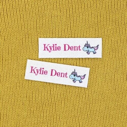 120 pieces Custom logo labels, Personalized name tags for children, Iron on label, Custom Clothing Labels, Name Tags(YT089)