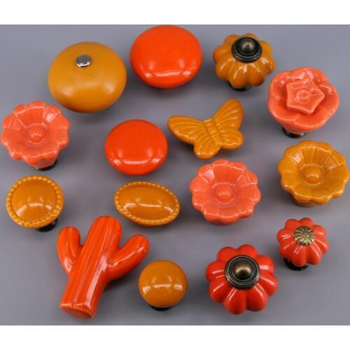 1x Ceramic Cabinet Knob Drawer Pull & Handle Multi-model Wardrobe Cupboard Dresser Closet Kitchen Furniture handles pulls