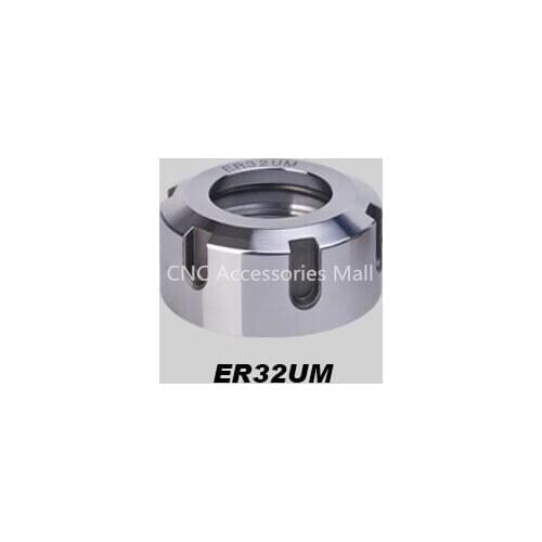 2pcs ER32 high precision full bright clamp nut ER32UM Spindle Nut for ER COLLET, CNC collet chuck Nuts