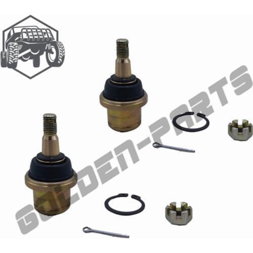 2PC HISUN 500CC 700CC HS500 HS700 ATV QUAD Drive shaft Ball Joint with Scew nuts pin and Circle Ball Joint A,Steering Knuckle