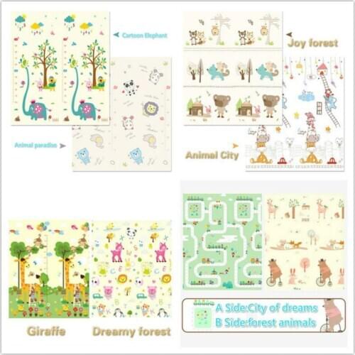 200*180CM XPE Environmentally Friendly Baby Crawling Play Mat Child Foldable Thick Educational Puzzle For Kids Climbing Rug Mats