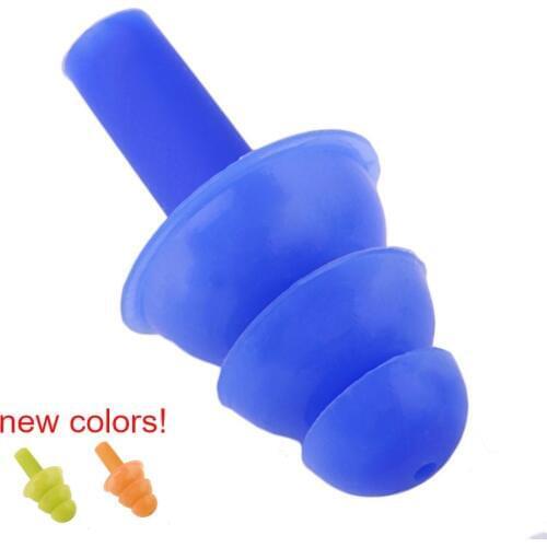 4Pairs box-packed comfort earplugs noise reduction silicone Soft Ear Plugs Swimming Silicone Earplugs Protective for sleep