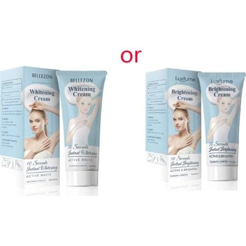 60ml Women Underarm Whitening Cream Armpit Leg Knee Private Parts Bleach Lotion C1FF