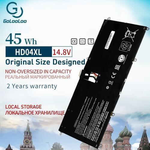 Golooloo HD04 HD04XL Laptop Battery for HP Envy Spectre XT 13-2120tu 13-2021tu 13-2000eg 685866-1B1 685866-171 14.8V 45 WH