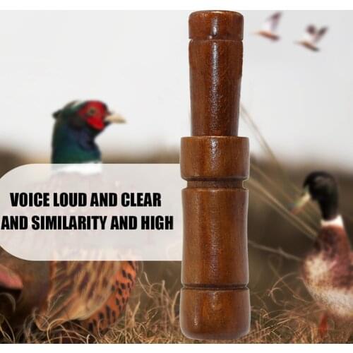 Wooden Whistle Mallard Pheasant Duck Call Whistle Outdoor Hunting Decoy Imitate Travelling Easy Carrying Portable Parts