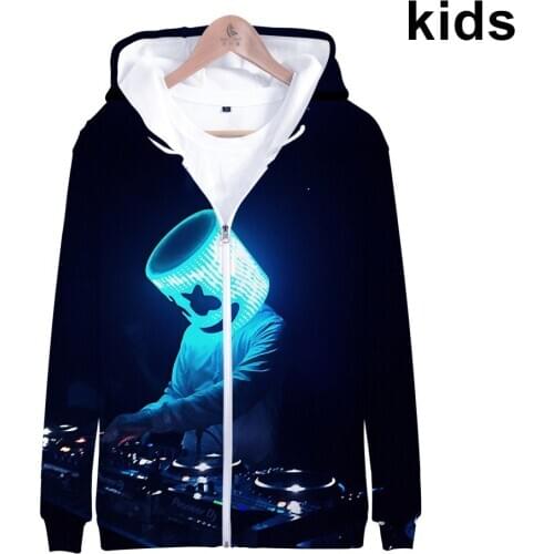 2 To 14 Years Kids Hoodie Candy Band Baida DJ 3D Printed Hoodies Sweatshirt boys girls Long Sleeve Jacket Tops Children Clothes
