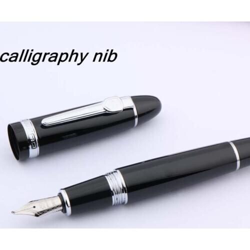 Jinhao 159 METAL GIFT 1.0MM Black Calligraphy Nib Fountain Pen