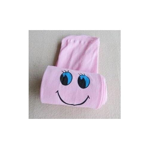New Hot Baby Kids Girls Tights Pantyhose Stockings Hot Cartoon Cute Smile Pattern Soft Velvet Ballet Lovely Stocking