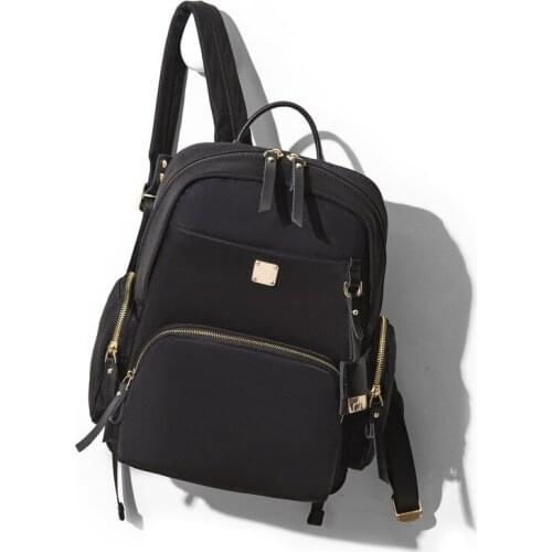 Travel Backpack Nylon 14-Inch Computer Bag Female Shoulders New Commuter Female Fashion Student Large-Capacity School Bag