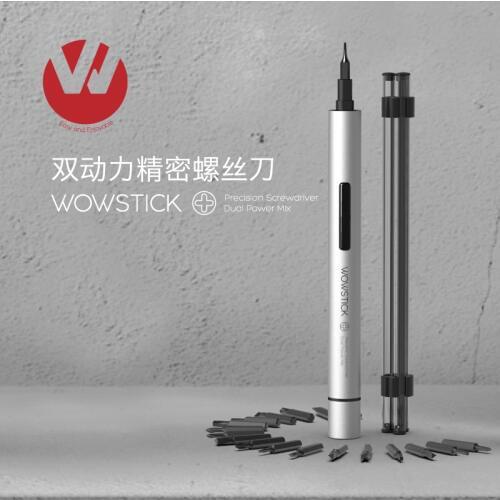 Newest Wowstick 1FS 1p+ Upgraded Electric Screwdriver 18 Bits Aluminium Body With DIY Tools Kit for smart Phone Repair
