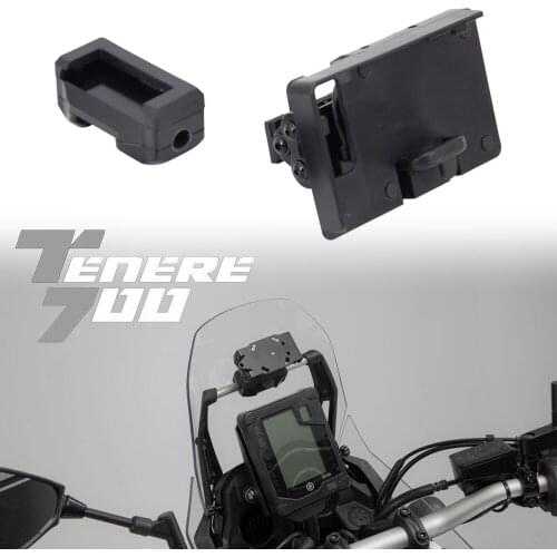NEW Tenere700 Stand Holder Phone Mobile Phone GPS Plate Bracket Phone Holder USB For Yamaha Tenere 700 TENERE 700