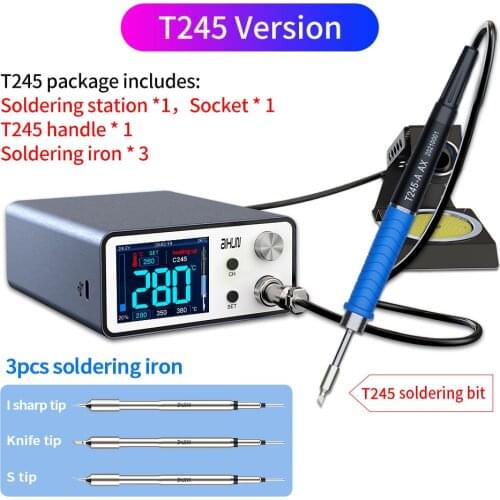 JC JCID AIXUN T3A 200W Snart Sikderubg Station Low voltage Protectionature soldering station