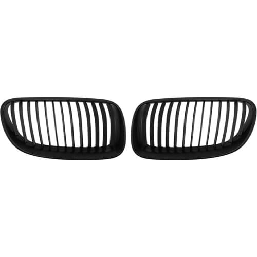 Front Center Wide Kidney Hood Grille Matte Black Grill Fit For-BMW 3 Series E92 E93 2010-2015 51137254969, 51137254967