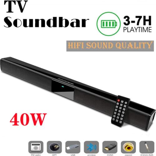 Home Theater Soundbar TV Echo Wall Wireless Bluetooth Speakers Subwoofer for Computer Music System Center Sound Column Boombox