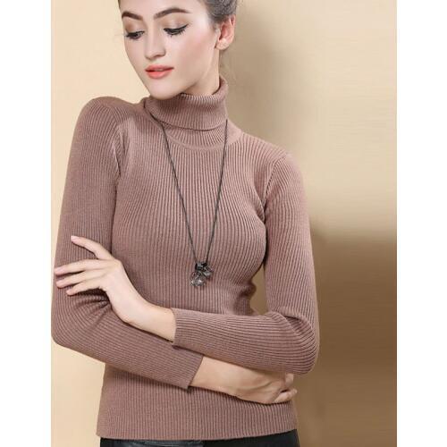 Sweater female turtleneck women s pullover long invierno 2019 autumn winter plus size Christmas coffee casual knit ware