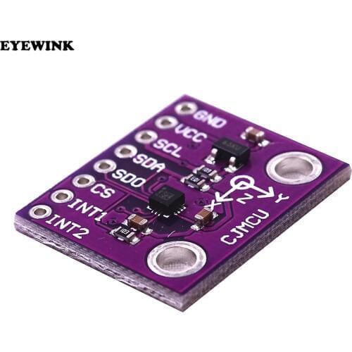 Three axis accelerometer module LIS2DHTR high performance ultra low power alternative ADXL345